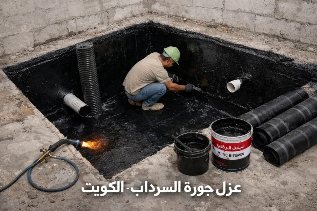 عزل جورة السرداب بالكويت