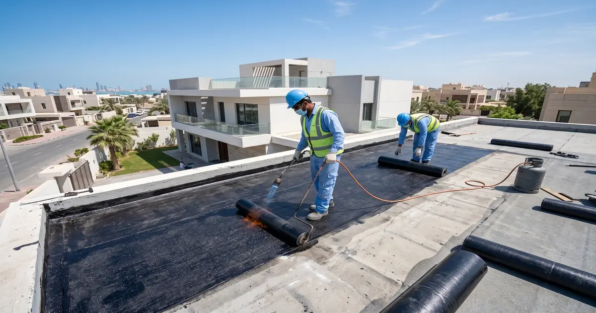 خدمات عزل الأسطح والمباني في الكويت لحماية المنازل من الحرارة والرشح